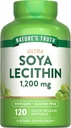 Kebenaran Alam Ultra SOYA Leci 1200 mg, 120 Cacah (Paket 1)