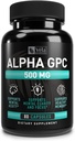 Alpha GPC 500mg Capsules 124; 80 Count 124; Supports Healthy Cognitive Fungsi 124; Pasport Heally Memory 124; Dosed for Optimal Bioavability 14; Nor-GMO, 3rd- Party Tested