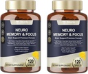 Totaria C-ognitive dengan Pill Caffeine, L-Tyrosine, Alpha GPC, Ginkgo Biloba, Bacopa Monnieri Brain Suplemen untuk Memori dan Fokus, Otak Nootropic Dukungan - Non-GMO, Gluten Free (120 Counts)