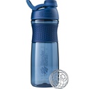 BlenderBottle SportMixer Shaker Bottle Perfect for Protein Shakes and Pre Workout, 28- Ounce, Navy