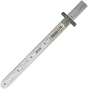 Perkakas Umum 300 / 16 Inch Flex Precision Stainless Steel Riler, Chrome