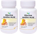 BETT Biotrex Glycine Amino Acid - 60 Veg Capsules - Paket 2, Promotes Good Health
