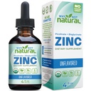Cairan Organik Zinc Drops Tambahan dengan Picolinate Cheleated dan Bisglycinate, Vegan