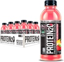 Protein 2o + Electrolytes, Protein Calorie Rendah Menimbulkan Air, 15g Whey Protein Isolasi, Strawberry Banana, 16.91 lf oz (pak 12)