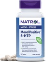 Natrol Mood Positive 5- HTP and L- Theanine for Balanced Mood and Relaxation, 50 tablet, Up to a 50 Day Suppply