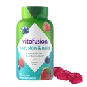 Rambut Cantik Vitax, Skin & Nails Multivitamin Gummy Vitamin, ditambah Biotin dan vitamin Antioksidant C & E, Raspberry Flavor, 135ct (45 hari pasokan), dari Nomor Satu Gummy Vitamin Brand Amerika