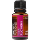 Fusions Nature 's Pink Flowers, 100% Pure dan Natural Esticle Oil Blend for Aromatherapy and Topik Use, .5 Fl Oz (Paket 1) (15 mL)