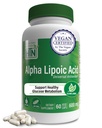 Health Thru Nutrection Alpha Lipoic Acid 600mg 60 Sertifikasi Vegan 124; Universal Antioksidant 124; Non-GMO, 3rd Party Test, Hypoallergenic, Gluten Free, Soy Free ALA Capsules