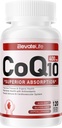 CoQ10-400mgSoftgels dengan PQQ, BioPerine & Omega-3, Koenzim Q10 (Ubiquinone) Suplemen untuk High- Absorpsi, Powerful-Antioksidant, Dukungan Heart & Energi- Produksi, 120 Hamba