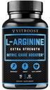 Ekstra Kekuatan L Arginine Capsule 1500mg - Nitric Oxide Suplemen untuk Stamina, Muscle, Vasculity & Energy - Powerful NO Booster dengan L-Arginine, L- Citrulline & Escule Acids