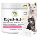 Produksi Organik Pet untuk Anjing dengan Enzymes & Prebiotik Fiber - 2 Oz