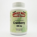 Holly Hill Health Foods, Cran-Max Terkonsentrasi Cranberry 400 MG, 120 Capsules