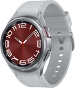 Galaxy Sasyeong Watch 6 Classic 43mm Bluetooth Smartwatch, Roating Bezel, Fitness Tracker, Personalized HR Zones, Advanced Slect Sleep Coaching, Heart Monitor, BIA Sensor, Health Insight, US Version Silver