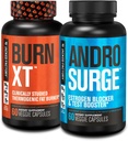 Jacked Factory Burn- XT Thermogenic Fat Burner - Appetite Suppresan untuk Weight Losa & Androsa Estrogen Blocker untuk Men - Testosterone Booster