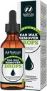 Oil Pembersih Telinga Organik Wax Removal Menjatuhkan untuk Telinga Membungkus - Natural Ear Wax untuk Anak, Dewasa, Bayi - Liquid Removal Ears, Ear Kesehatan (Dibuat di Amerika Serikat)
