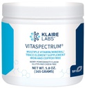 Klaire Labs SFI Health VitaSpectrum Powder - Anak-anak Multivitamin / Mineral dengan 23 Esculity Nutrients di Berry- Prenate untuk Anak-Anak, Copper, Besi, Gluten atau Casein (30 Pelayan, 171 Grams)