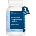 Suplemen Sistim Potasium Kehidupan Kardio Pendukung Otot, Nerve & Cardiovaskular Kesehatan - 750 mg Potasium Bicarbonate Promodes dengan Tidak Addonves dan dibuat di AS (120 Kapsul - 60 Servis)