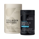 Penelitian Olahraga Triple Power Omega 3 Minyak Ikan 1250mg Tambahan Burpless dengan EPA & DHA Non-GMO, Gluten Free dan Collagen Peptides untuk Semua Genders Hydrolyzed Tipe 1 & 3 Powder Protein