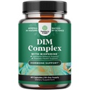 Suplemen DIM murni untuk Pria dengan Bioperin - DiM Estrogen Blocker untuk Manusia untuk Hormone Saldo & Prostat Kesehatan - Diindolylmetana Testosteron Kompleks dengan Broccoli - 60 Capsules