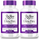 (2 Paket) Ultra Flex Capsules, Advanced Joint Suppplement, Ultra Flex Natural Health Formula, Max Power Pills untuk Wellness and Mobility, UltraFlex Vitamin Review (120 Capsules)