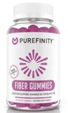 Gummies Fiber PUREFinITY untuk Orang dewasa dengan Inulin FOS dari Chicory Root, Suplemen Prebiotik Gula Gula untuk Dibuffic & Constipation - Non-GMO, Vegan, 60 Count
