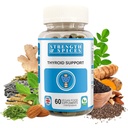 Kekuatan & Spices - Dukungan Thyroid, Tambahan Idein dengan Root Maca, Sea Kelp, Kacang Brasil dan Ashwagandha, 60 Kapsul