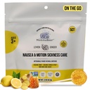 MommaBear Nausea & Motion Sickness Lollipops - None-GMO Lemon & Ginger Candy for Nausea - Organic Lollipops for Kids 3 + & Pregnant Women to Alleviate Quesiness