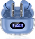 Earbuds Blue Wireless P1 PRO, Headphone Bluetooth Earphone Wireless with Clear Call Mics Ear Buds, Comfortable Fit, IPX7 Waterproof Long Battery Life, 30H Playtime for Sports Workout