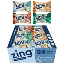 Zing Kids Protein Bars Variety Pack, Gluten Free 100 Calorie Mini Bars dengan High Protein, Bar Nutres Vegan, Dairy Free Plant Based Protein - 24 count