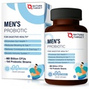 Produksi TARGET NATAT untuk Pria dengan Suplemen Perawatan Pria, Pregities & Probiotic untuk Digetical dan Kesehatan Kebal Pria, 60 Milyar CFU & 14 Strains Shelf Stable, Gluten & Soy Bebas (90 Tablet)