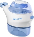 Sistem Irigasi Nasal dengan 50 Paket Garam, Electric Neti Pot Nose Cleaner Sinus Mesin untuk Sinus Relief Nasal Consultion Runny Nose