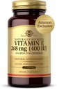 Solgar Vitamin E 268 mg (400 IU), 360 Alpha Softgels - Natural Antioksidan, Skin & Imune System Support - ilmile- Sourced Vitamin E - Gluten Free, Dairy Free - 360 Servings