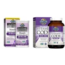 Taman Kehidupan Dr. Formulated ProgramMood + Acidophilus Probiotic Suplemen & Zinc Potensi Tinggi 30mg Mencabut Zinc dan Vitamin C Multimineral