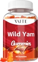 Wild Yam Root Gummies 1000mg - Dioscorea Villea Herbal Suplement for Women - Menopause & Hormonal Comment - Supports Women Wellness - Non-GMO, Gluten- Free, Vegan - 60 Chewables