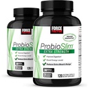 Angkatan Factor ProbioSlim Ekstra Kekuatan, Probiotic Suplemen untuk Perempuan dan Pria dengan 30 Miliar CFU dan Green Tea Extract for Gut Health Support, Bloating and Gas Relief, 120 Count (Paket 2)