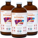 Metode Energi LIQUIDHEALTH Mega Complex, Penyedia Vitamin Pertumbuhan Dewasa - Incred Energy, Relieve Stress & Fatigue, Imune Dukungan, Heart & Gut Health - Dibuat di USA, Vegan, Sugar- Free (3 Pack)