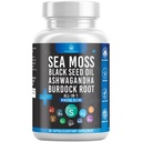 Silicon Sea Moss Black Seed Oil Ashwagandha Bladdercrack Burdock - 60 Count