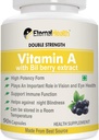 Egyna.lHealth Vitamin A (Kekuatan Ganda) dengan Bilberry Extracts dan Retinyl Palmitate Extracts - High Potency Form - Pasport Heally Vision & Ammune System and Healthy Growth - 90 Veg Capsules