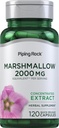 Piping Rock Marshmallow Root Supplemen 12.4; 2000mg 124; 120 Capsules 12.4; Herbal berkonsentrasi Ekstraksi 126; Non-GMO, Gluten Bebas