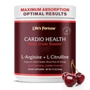 The Life 's Fortune 5000mg L- Arginine Suplemen & 10000mg L- Citrulline, Potensi Tinggi Nitric Oxide Health Booster, Endurance, Performance Kerja Kerja, Cherry Flavor Alam (20 Pelayan)
