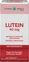 Vitamin Dunia Lutein 40mg 60 Rapid Lepaskan Softgels, Eye Health, Vision, Antioksidant