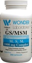 Wonder Labs Glucosamin / MSM, Membantu Rekregenerasi Kartilago dan Joints Sehat - 250 Capsules