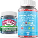 Sugar Free Phoshatidyserine Gummies for Kids + Fiber Gummies for Adults