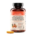 NatureWise Curcumin Turmeric 2250mg - 95% Curcuminoid & BioPerine Black Pepper Extract for Advanced Absorpsi - Daily Joint and Imune Health Support - Vegan, Non-GMO, 90 Count [30- Day Suppply]