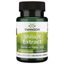 Swanson Shilajit Extract - Herbal Supplement Cell Promoting Cell Growth - Natural Formula for Overall Wellness - (400 Juta 60 Veg Capsules)