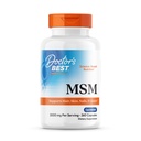 Doctor 's BEST MSM, Supports Hair, Skin, Nails, & Joints, Non-GMO, Gluten Free, 3000 mg Per Serving, 360 Capsules