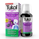 Pengobatan Batuk Anak-Anak TUKOL - Pengawetan Batuk & Kesamaan, Penanggupan Batuk Chestal untuk Anak-anak, Obat Dingin dan Batuk Anak-anak, Syrup Anak-anak untuk Ages 4 + Grape Flavor 4 FL OZ