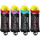 Newtrition £Ekstra Energy Shots 1.7 lf oz (Pack 24, 4 Flavors) - 250mg Caffeine dengan B Vitamin & Amino Acids, Sugar- Free Zero Calorie Vitamin Energy Drink for Focus & Endurance (Mixed-1)