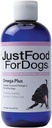 HANYA Food ForDogs Omega Plus Premium Fish Oil untuk Dogs Omega 3 Suplemen, Cair, 8 oz