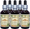 She Chuang Zi (Fructus Cnidii) Tincture, Organik Dirry Fruit Liquid Extract (Nama Merek: HerbalTerra, Proughtly Made in USA) 5x2 Fl.oz (5x60 ml)